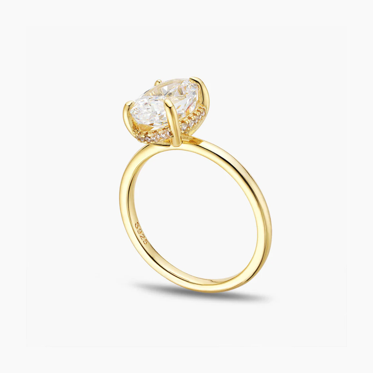 MINI-OVAL CUT RING