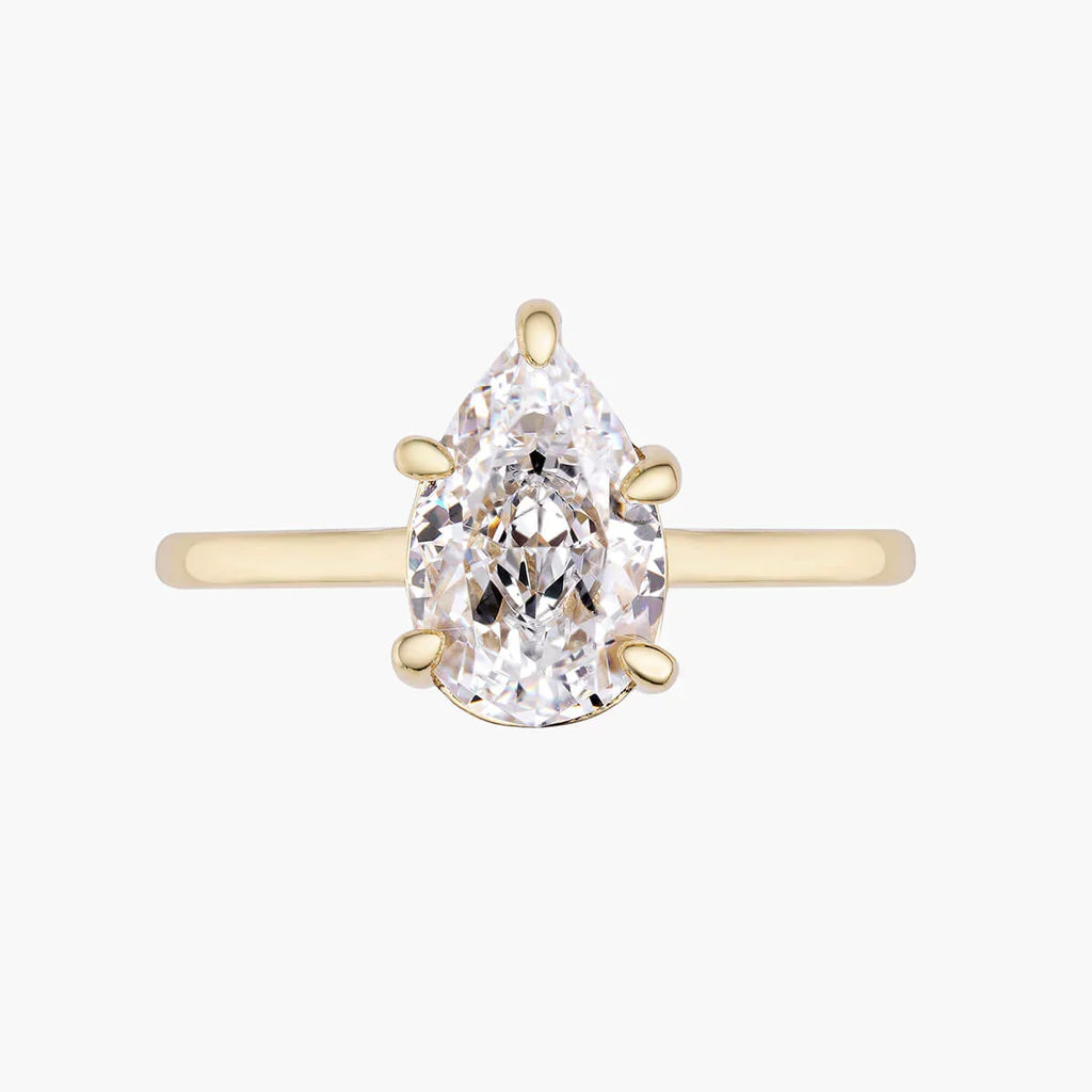 PEAR CUT SOLITAIRE RING