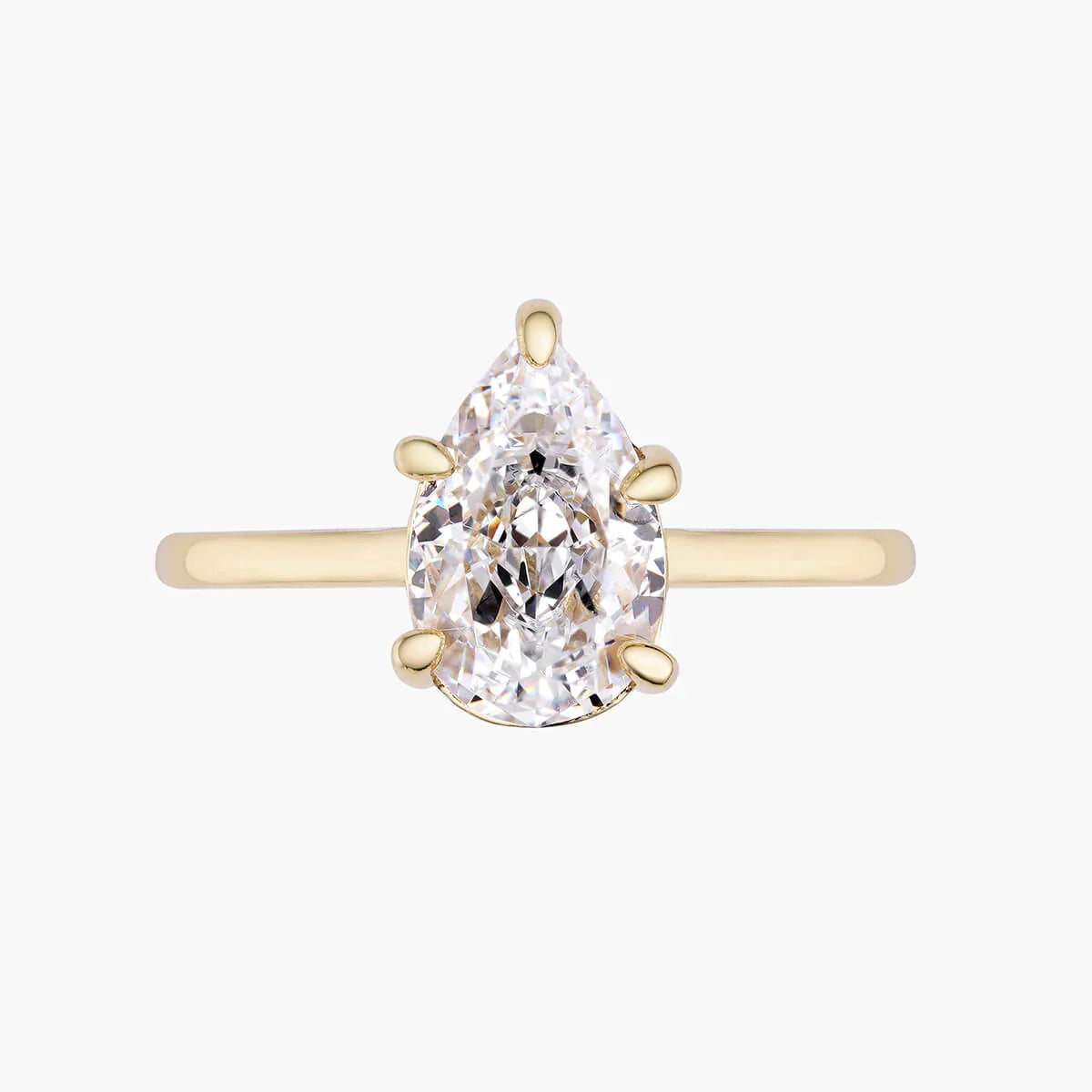 PEAR CUT SOLITAIRE RING